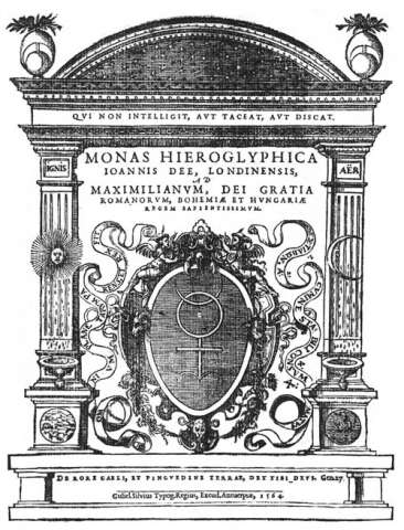 Dee, Monas Hieroglyphica (1564) titlepage