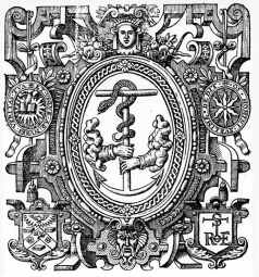 Anchor of Faith (Gnostic Serpent) titlepage emblem: Edmund Spenser, Faerie Queene, Part 2 (1617)