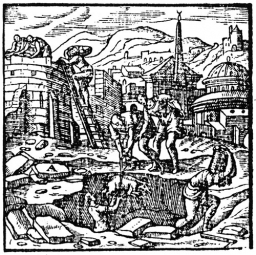 "Mediolanum" emblem: Andrea Alciat, Emblema (1577)