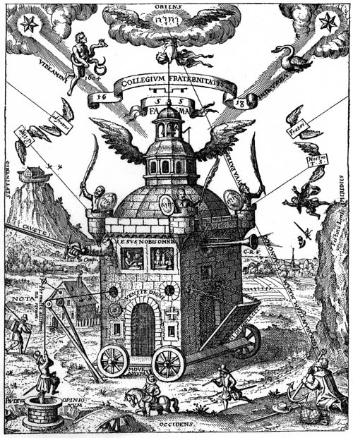 Schweighardt, Speculum Sophicum Rhodo-stauroticum (1618) RC College illustration
