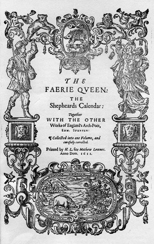 Sidney, Arcadia (1593) titlepage