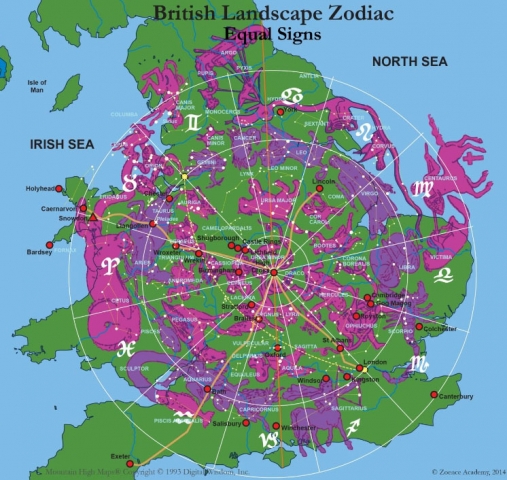Landscape Zodiac of Britain (The Round Table)